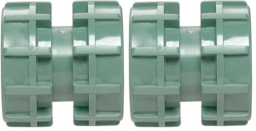 Orbit 57184 Green Heavy Duty Swivel Double Union Coupler (Pack of 2)