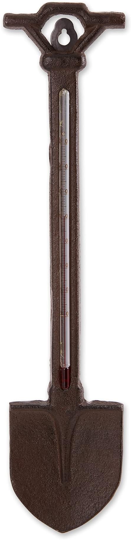 Garden Shovel Cast Iron Thermometer Shovel, 2.91x13.31