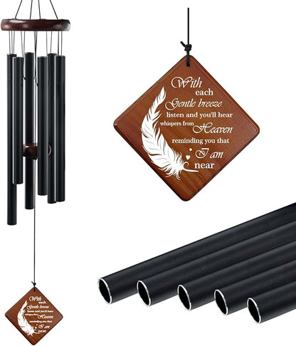 Memorial Wind Chimes for Loss of Loved One – 36" Sympathy Windchimes in Memory of Loved one – Remembrance Bereavement Gift for Garden, Patio Decoration