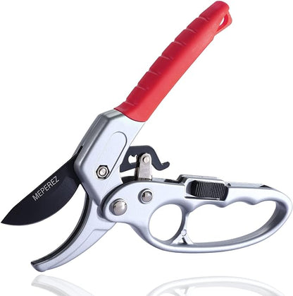 Premium pruning shears for gardening, Work 3 times easier, Pruners heady duty, Sharp garden clippers cuting florist flower, hedge, herb, rose, Indoor live plants, Arthritis weak hand snips