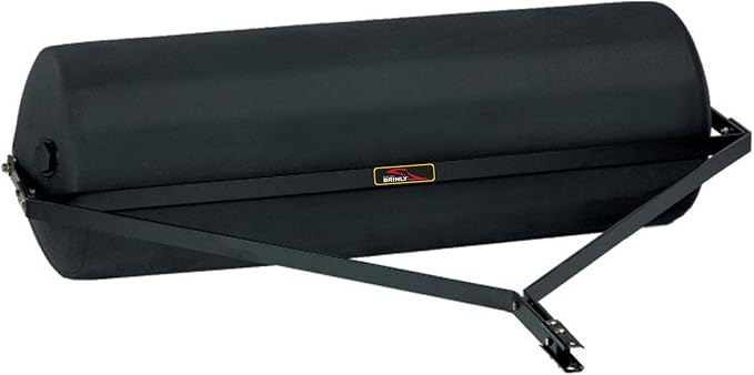 Brinly 485 lb. Tow Behind Poly Lawn Roller with Easy Turn Plug, 18 by 48"