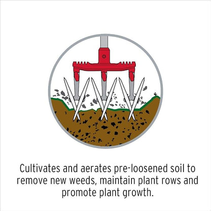 Corona LG 3634 DiscCULTIVATOR Garden Disc Cultivator, Red