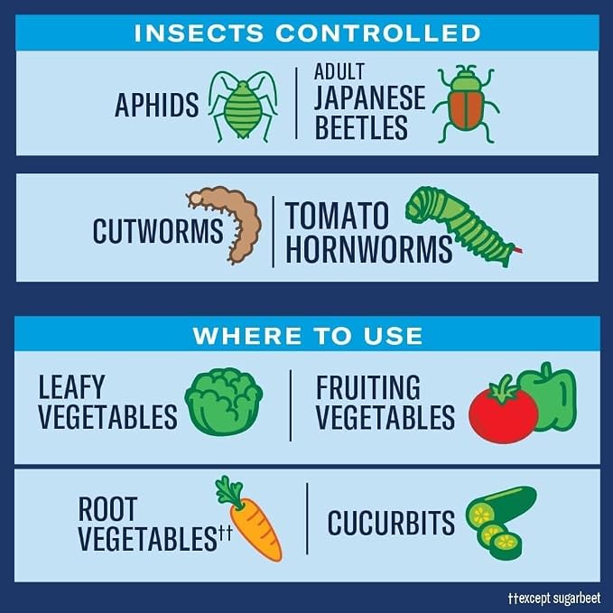BioAdvanced Tomato & Vegetable Pest Control and Insect Killer, 32-Ounce, Hose Spray, Bug Spray for Plants