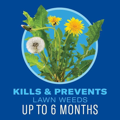 BioAdvanced 5 In 1 Weed and Feed Granules - Kills Lawn Weeds & Crabgrass - Feeds, Greens & Strengthens Lawn - Treats Up to 10,000 Square Feet - 24 lb Bag