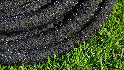 Rocky Mountain Goods Soaker Hose - Heavy duty rubber - Saves 70% water - End cap included for additional hose connect - Great for gardens/flower beds - Reinforced fittings (25-Feet by 1/2-inch)