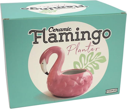 Streamline Imagined Cute Flamingo Planter Pot