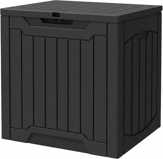 YITAHOME 31 Gallon OutdoorDeck Box | Lockable Resin Storage Box and Waterproof Package Delivery Box for Patio, Garden, Poolside, Cushions, Supplies & Sports Gear