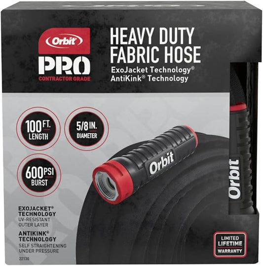 Orbit Pro ExoJacket Heavy Duty Water Hose (100-Foot x 5/8-Inch)