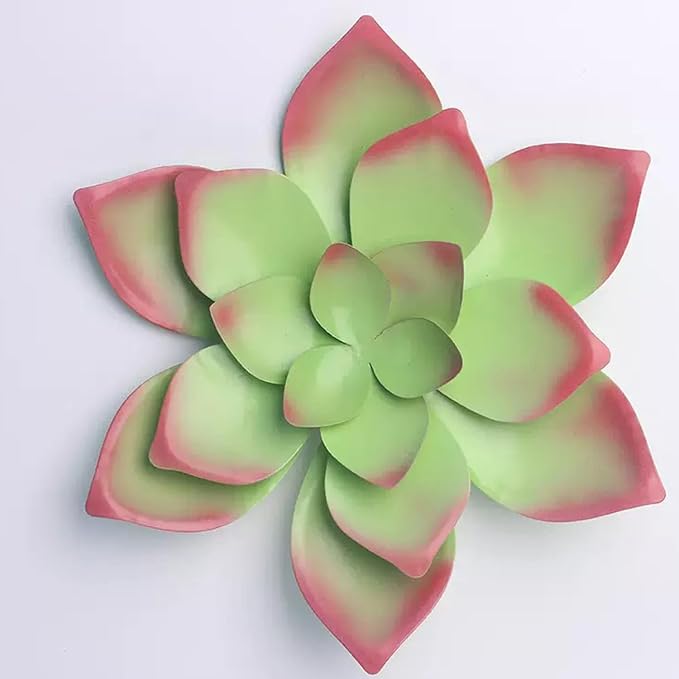 2 Pcs Metal Flower Wall Art Decor