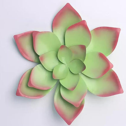 2 Pcs Metal Flower Wall Art Decor