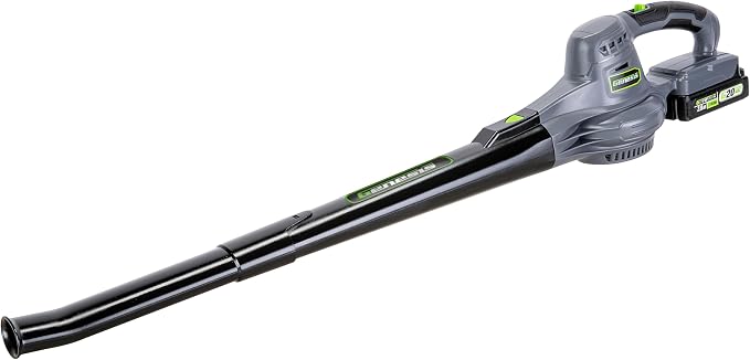 Genesis Cordless Leaf Blower 20V G20MAX Sweeper with Battery and Charger (GLGBS20B)