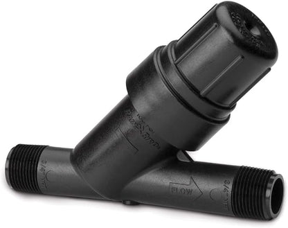 Rain Bird RBY075S Drip Irrigation in-Line Y Filter, 3/4" x 3/4" Male Thread