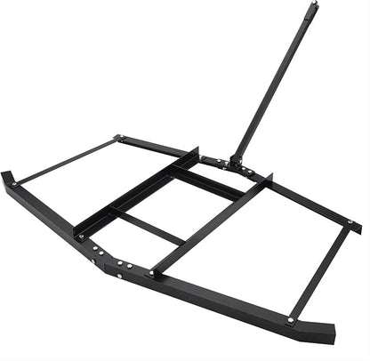 Drag Harrow 74”Wide High Efficient Driveway Grader with Pin Hitch, Up to 50lbs, Heavy-Duty Lawn Leveling Rake Pull Behind Lawn Tractor Rake for Sand, Soil, Farm, Garden
