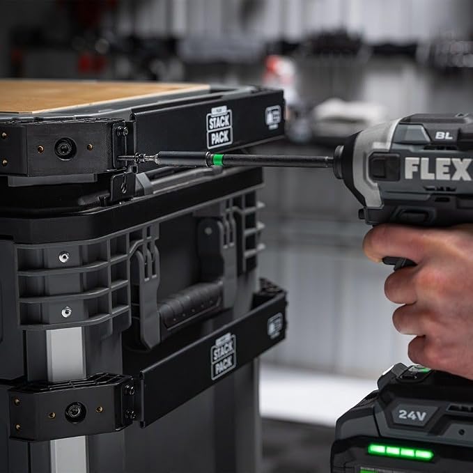 FLEX Stack Pack Side Mount Rails 2-Pack, for Mounting Track-Lock Attachments - FS1608-2