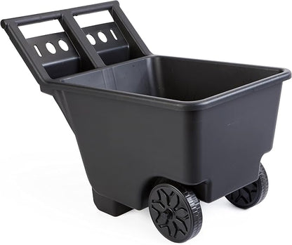 Mighty Tuff Yard Cart, Heavy Duty Wheeled Large Capacity Cart, 4.5 Cubic Feet, 200-pound Capacity