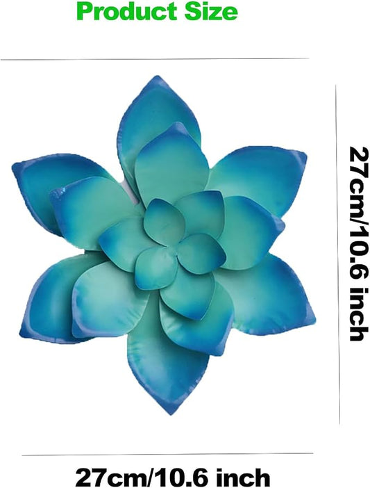 MEJENYY 2 Pcs Metal flower Wall Art Decor