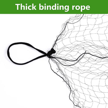 Mist Net Deep Pockets Nylon 110/2D 15mm Mesh Size Bird Netting,Invisible Net,Anti Wind System,Airport Bird Prevention (10x20 ft)