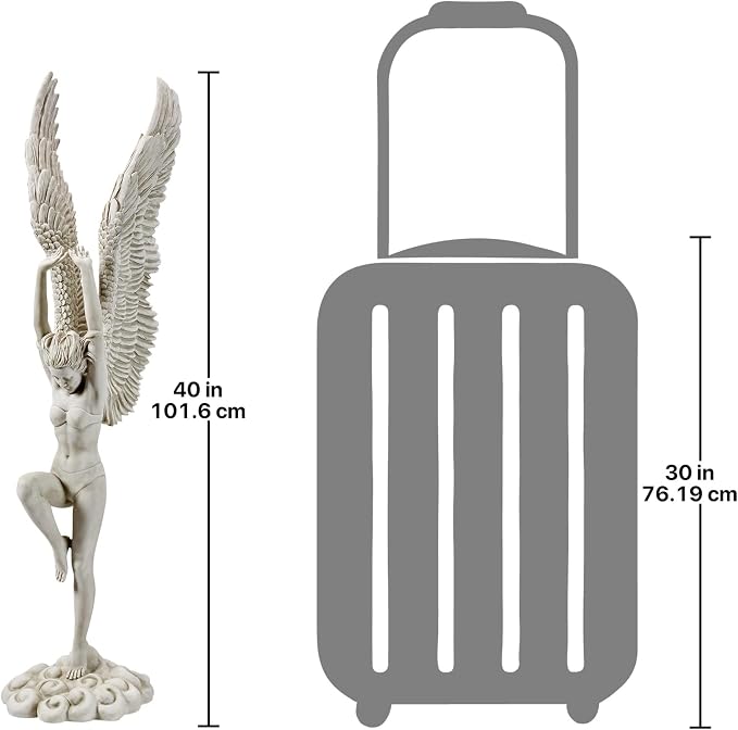 Design Toscano Heavens Free Fall Angel Statue