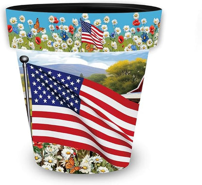 Briarwood Lane American Flower Field Small Planter