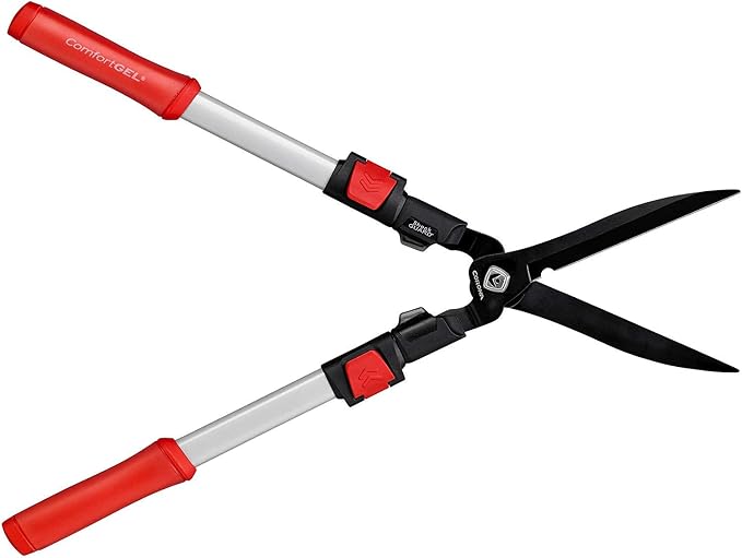 Corona HD 3344D Extendable Hedge Shears With ComfortGEL Grip, 9 Inch Blades, 16-3/4 Inch to 24-5/8 Inch Handles