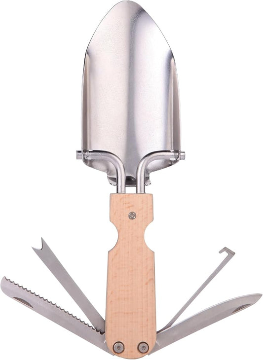 Kikkerland CD518 Pocket Trowel Multi Tool, Beige