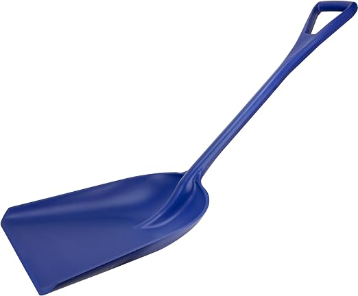 SPARTA Polypropylene Sanitary Shovel, One-Piece Food Handling Scoop, Commercial Kitchen and Bulk Ingredient Transfer Tool, 13.75" x 16.5" Scoop, Blue