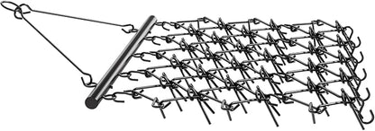 VEVOR Drag Harrow,5 ft x 4.5 ft Durable Chain Harrow with 60 Sharp Teeth,Suitable for ATV UTV Tractor, Ideal for Soil Preparation, Seeding, Smoothing Landscapes, and Yard Gravel Driveway Maintenance