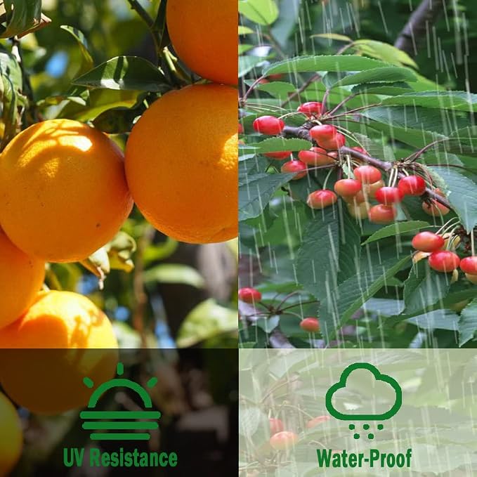 POYEE Bird Netting, 6.5x13FT Heavy Duty Garden Netting | for Fruit Trees Plants Strawberry Blueberry Bush Protection Anti Birds, Deers, Squirrels and Other Animals