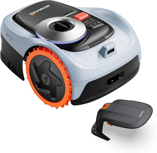 Segway Navimow i206 AWD Robot Lawn Mower Wire Free with Garage S, All-Wheel Drive for 45% Slopes, EFLS NRTK + Vision Auto Mapping, Covers 0.15 Acre (Garage Shipped Separately)