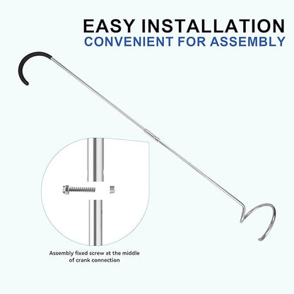 SQUEEZE master Compost Aerator-Compost Turner and Mixing Tool-Garden Aeration Tool