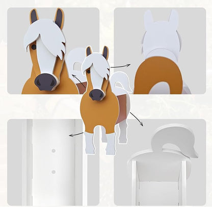 Horse Planter, Cute Animal Shape Flower Planters, Plant Pots for Indoor/Outdoor Garden Decor, Unique Gifts/Souvenirs for Pet Lovers