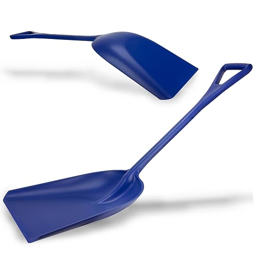 SPARTA Polypropylene Sanitary Shovel, One-Piece Food Handling Scoop, Commercial Kitchen and Bulk Ingredient Transfer Tool, 13.75" x 16.5" Scoop, Blue (Pack of 3)