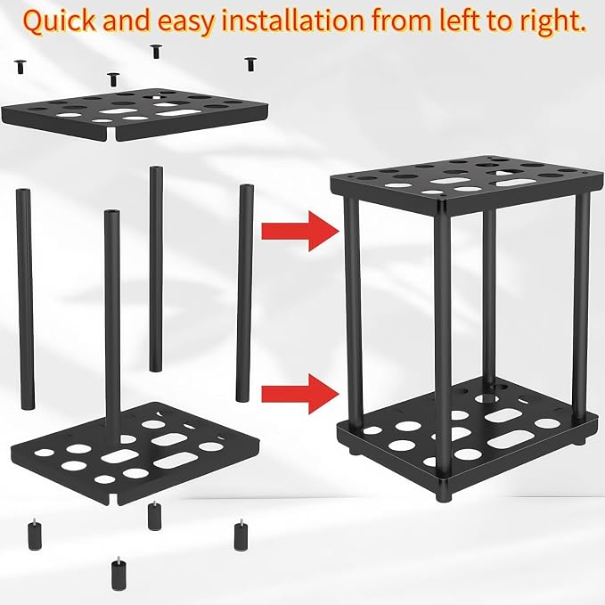 Garden Tool Organizer for suncast shed accessories,Garage Tool Tower Rack,Heavy Duty Garage Tool Storage,for Garden,Yard,Shed,Easy Assembly (Classic)