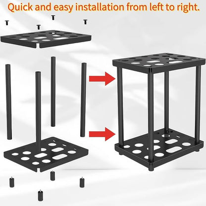 Garden Tool Organizer for suncast shed accessories,Garage Tool Tower Rack,Heavy Duty Garage Tool Storage,for Garden,Yard,Shed,Easy Assembly (Classic)