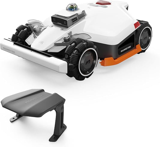 Mammotion LUBA 3 AWD 5000 Robot Lawn Mower with Garage (Ship Separately), 1.25 Acres, 360° LiDAR+NetRTK+AI Vision, All-Wheel-Drive for 80% Slopes, 50 Multi-Zone Management, Cutting Height 1.0"-2.7"