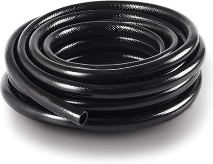 MIXC 1/2 Inch Drip Irrigation Tubing,100FT Main Tubing Hose, Flexible PVC Hose for Irrigation Parts Drip Emitters Drip Irrigation Systems, Black