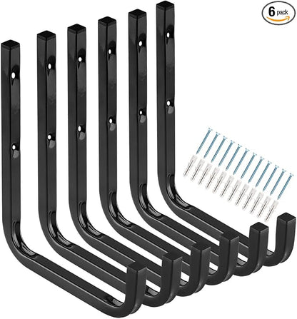Garage Storage Hook, 6.3 Inch Heavy Duty Wall Mount Utility Hanger