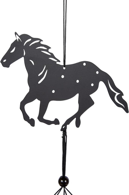 VP Home Wild Horses Wind Chimes for Outside - Harmonic Windchimes with Rustic Design for Gardens, Patios, and Porches - Thoughtful Horse Gifts for Mom, Grandma, and Horse Lovers - 12 x 12 x 84 Inches