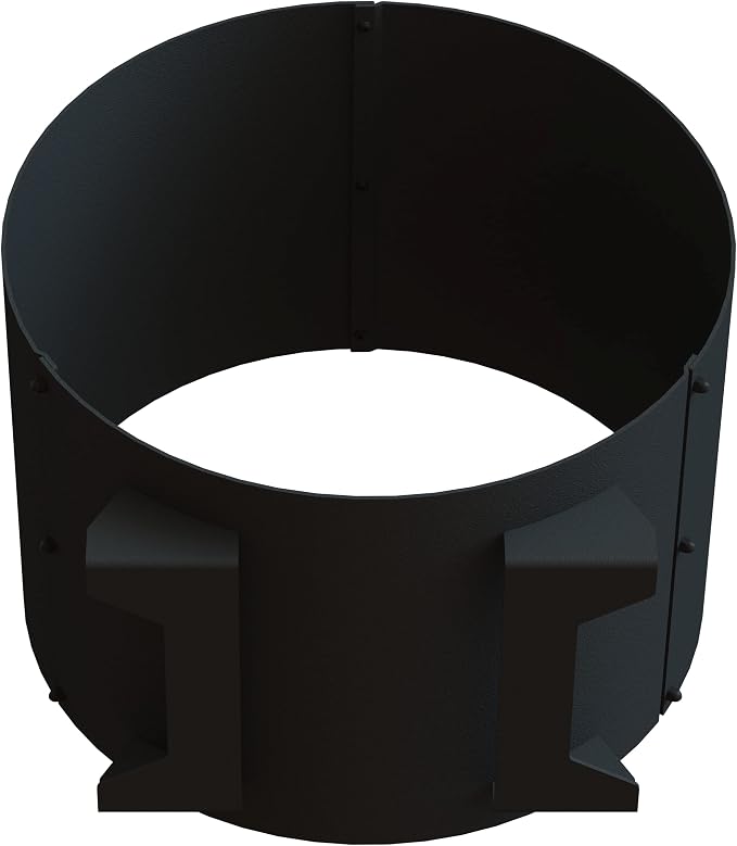 TheRackCo. Circular firewood rack for wood storage, metal for fireplace