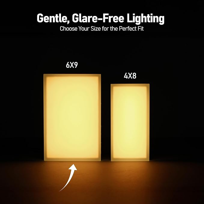 LEONLITE Paver Light, 6x9 Inch Low Voltage LED Landscape Light, 5CCT Adjustable Glare-Free Brick Light, IP67 CRI90 Drive-Over Safe, 12-24V AC/DC Hardwired Pathway Light for Walkways & Driveways
