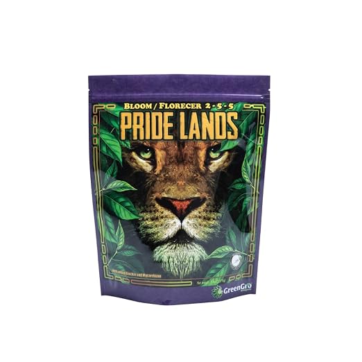 GreenGro Pride Lands Bloom 2-5.5-5.5 | Organic Dry Top Dress Bloom Fertilizer | Microbes + Biochar + Mycorrhizae | No Fillers | Higher Terpenes & Bigger Flowers | CDFA Approved | 5 lb