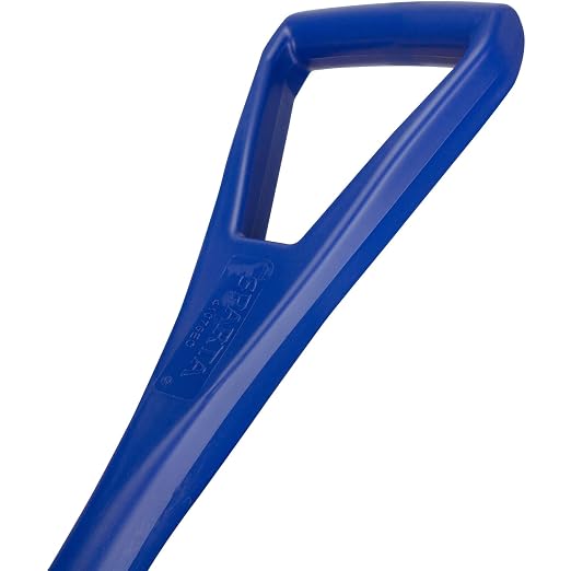 SPARTA Polypropylene Sanitary Shovel, One-Piece Molded Food and Ice Scoop for Commercial Kitchen and Bulk Ingredient Transfer, 10" x 13.75" Scoop, Blue (Pack of 3)