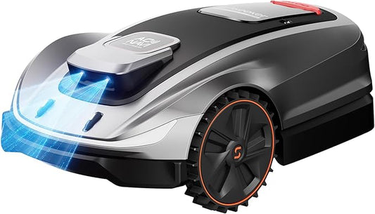 Sunseeker X5 AWD Robot Lawn Mower, 0.5 Acre / 21,780 Sq. Ft., Wireless No Boundary Wire Mower with RTK Vision Navigation, AI Obstacle Avoidance, App Control