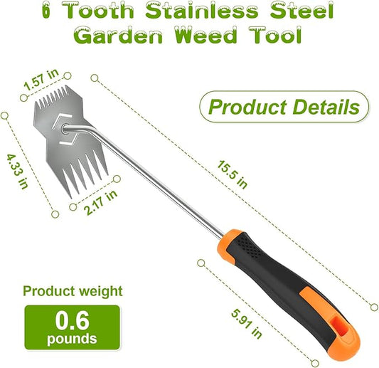 Weed puller tool,Garden tools,Portable Weeding Tool,Garden weed pulling tool,Adopt Anti slip Rubber handle,conforms to ergonomic curves,Suitable For Vegetable Cultivation And Horticulture on Farms