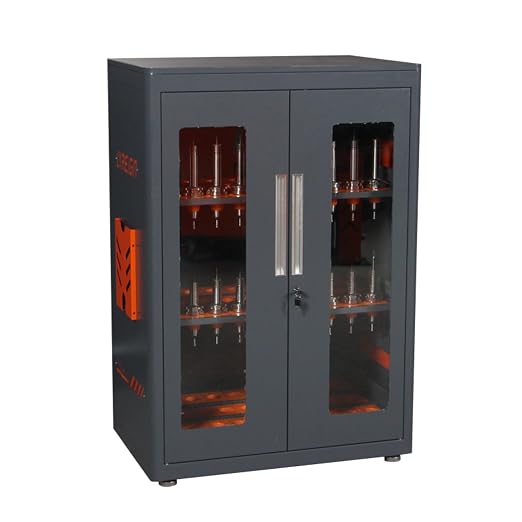 CAT/BT40 Large Capacity CNC Tool Storage Cabinet, CNC Tool Holder Vertical Drawer Cabinet for Warehouse Workshop Factory Garage Machining Centers