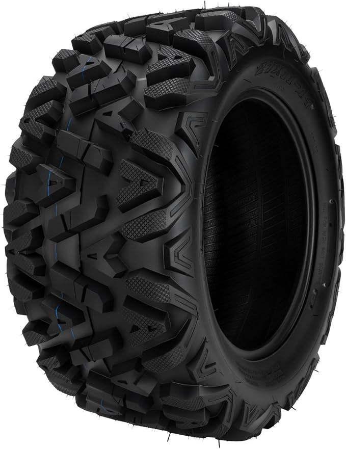 PHILTOP 27x11-14 ATV UTV Tires, 6-Ply Super Mud 27x11-14 ATV All-Terrain Tires for Riding Mowers, Golf Carts, Off-Road,1 Pcs,Tubeless (Z-199)