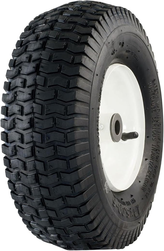 Marathon 20336 13x5.00-6" Pneumatic Tire and Wheel Assembly, Replacement Lawn Mower Tire