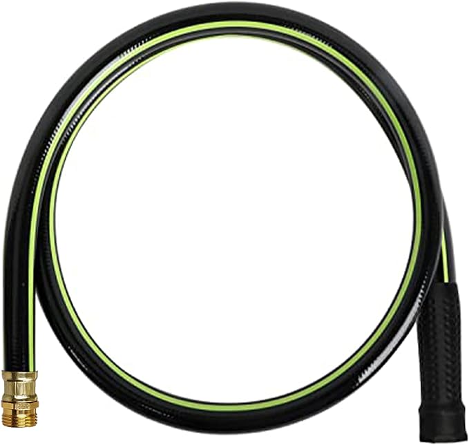 Worth Leader Short Garden Hose 3/4 in. x 4 ft. - Heavy Duty Lightweight PVC Water Hose - Flexible, No Kink, Leakproof, Male to Female Fittings - 200PSI Work & 500PSI Burst, for Lawn & Commercial Use