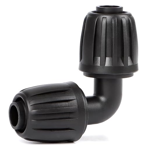 RedChili 14 Pcs 1/2 Inch Irrigation Tubing Elbow Fittings, (1/2" ID x0.6-0.65" OD) 16mm Drip Tubing Barbed Locked Nuts Connectors Anti-Drop 1/2" 90 Degree Elbow Parts for Garden Lawn Irrigation System
