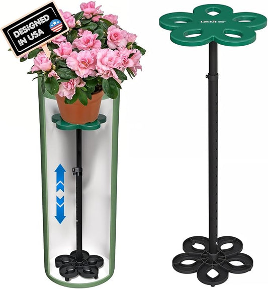 Lift Kit Planter Insert XL Tall Column Plant Riser Fill Bottom of Tall Flower Pots and XL Plant Containers | Indoor and Outdoor (20-34" Rise, 10" Base, 10" Top)